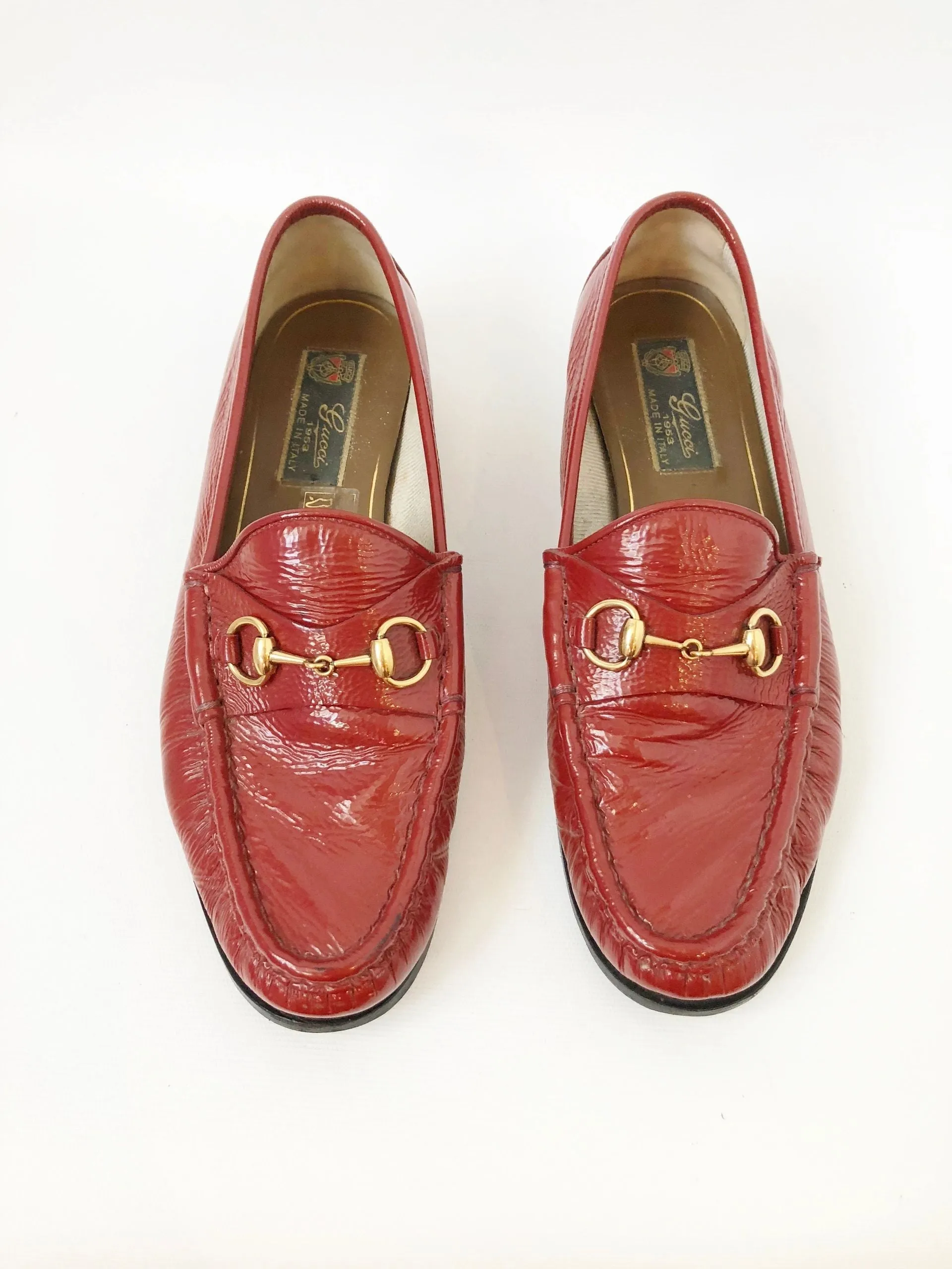 Gucci Horsebit Loafer Size 37.5 It (7.5 Us)