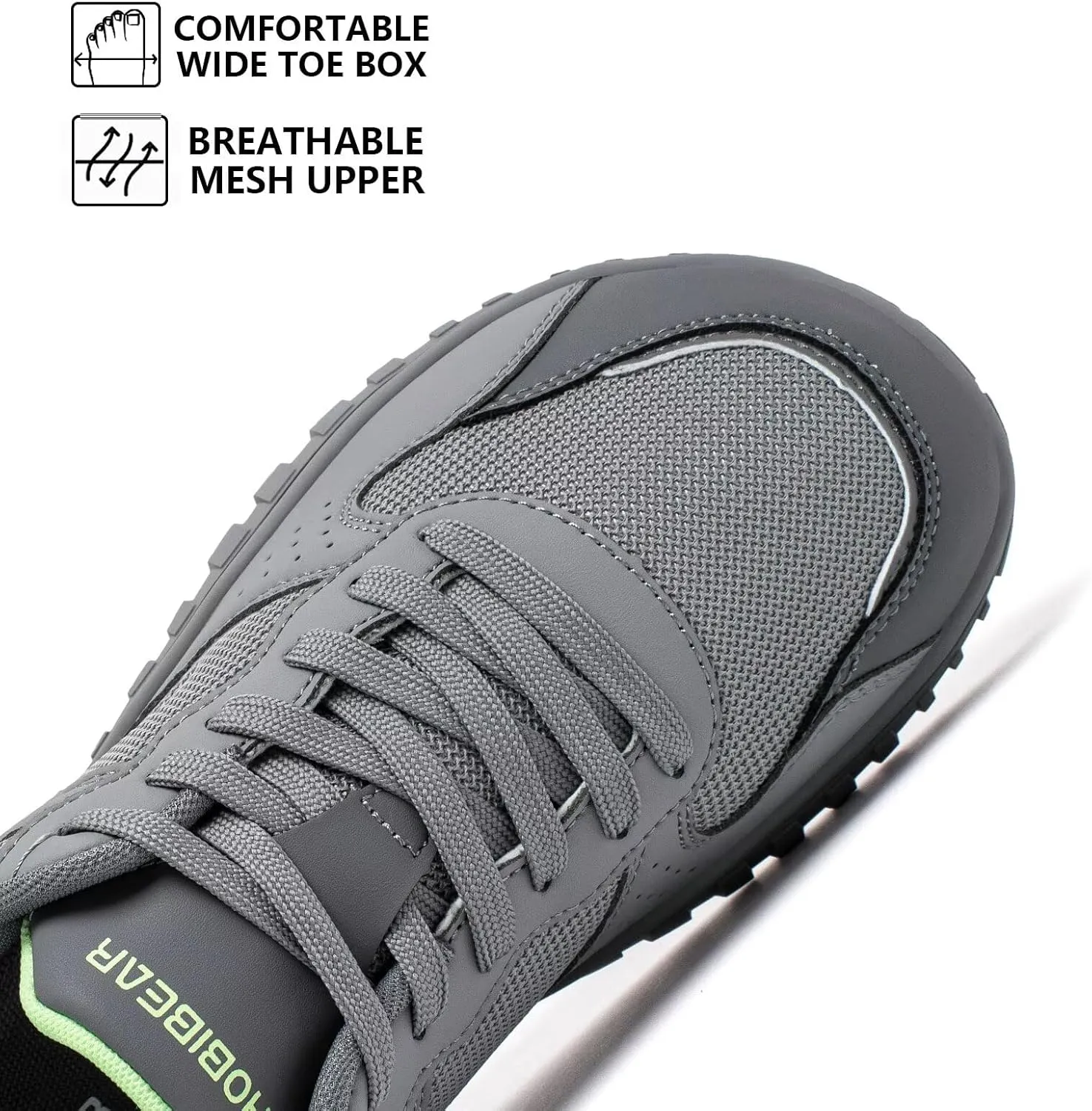 HOBIBEAR Womens Barefoot Shoes| Wide Toe Box| Comfortable Trail Running Sneaker