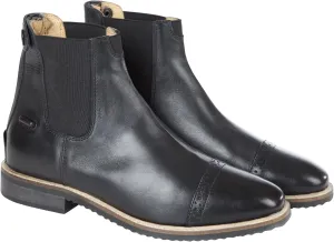 Huntley Equestrian Women's Design Adult Classic Black Leather Zipper Paddock Boot