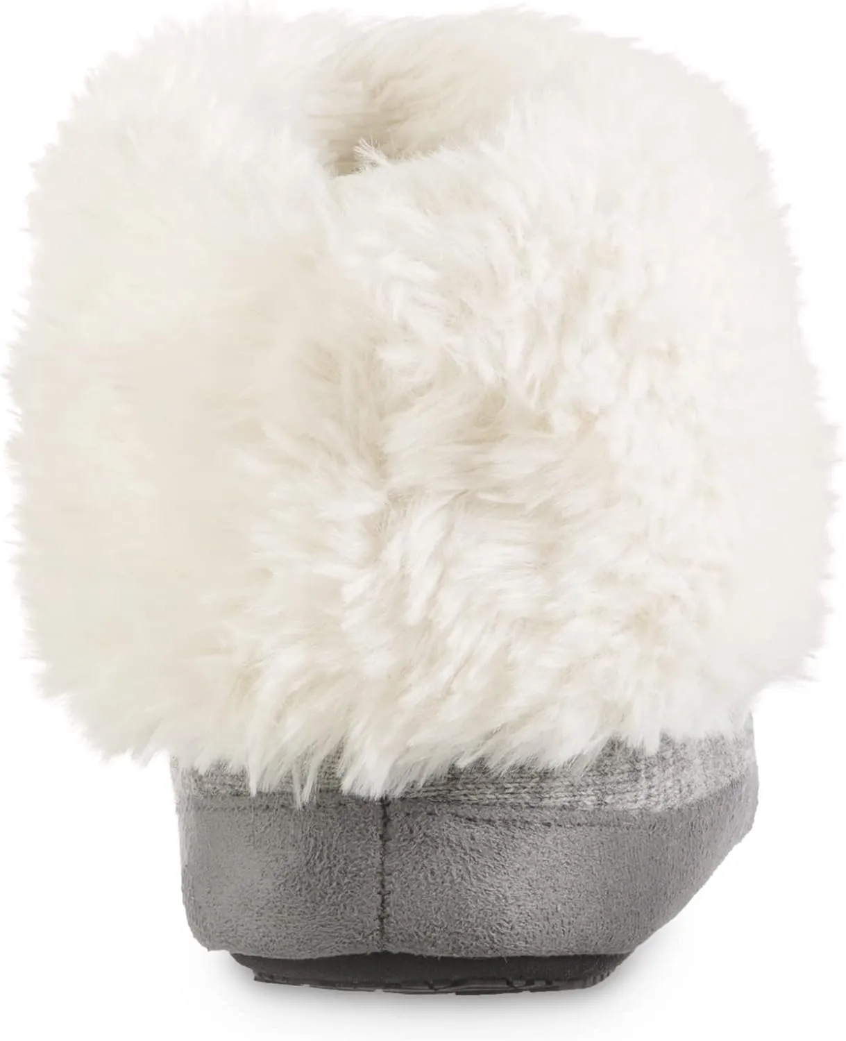 isotoner Women's Recycled Comfort Memory Foam Heather Knit Marisol Boot Slippers