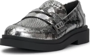 Jessica Simpson Women's Xuris Loafer Flat, Chrome, 9.5