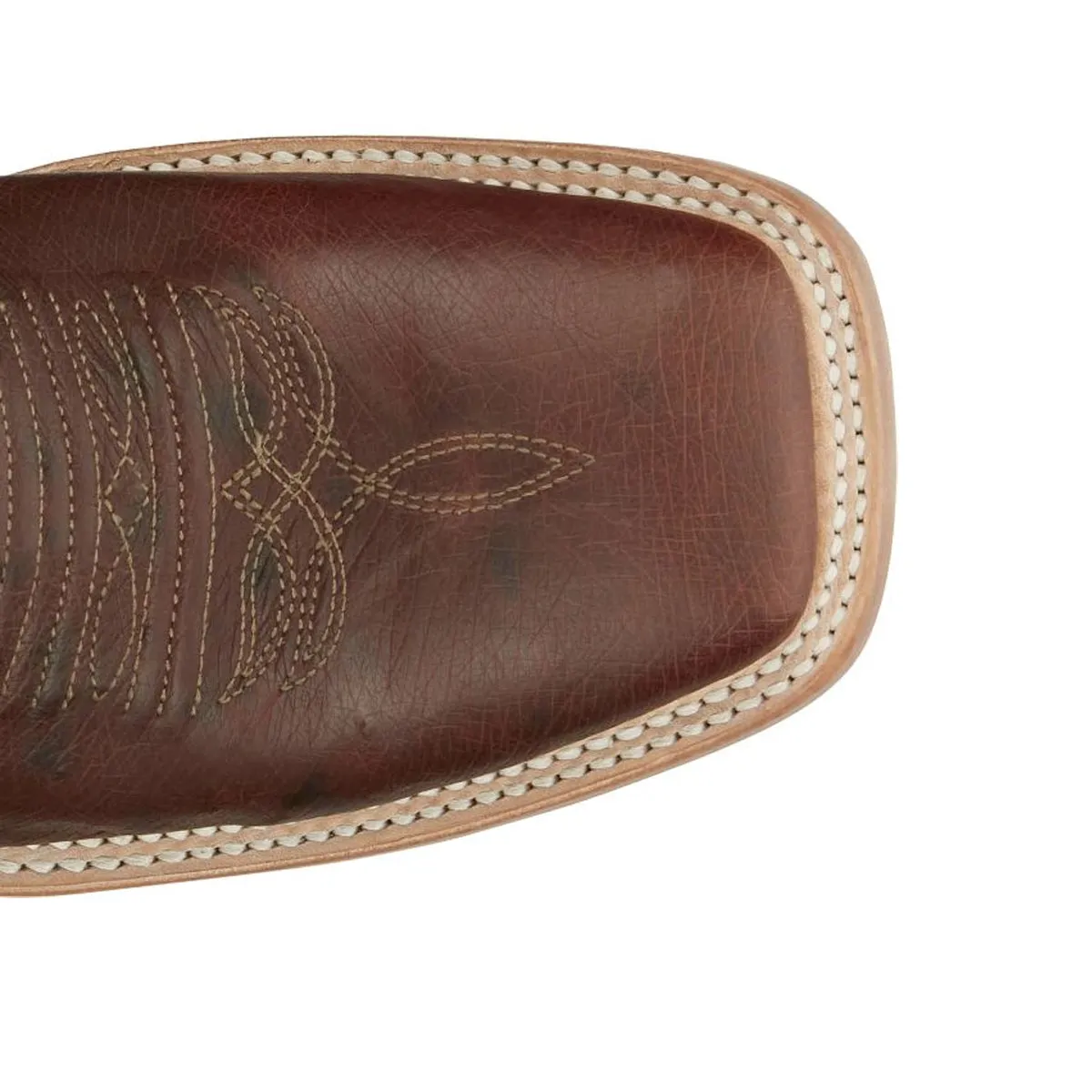 Justin Back Men Footwear Cowboy/Western King - Three Bars-Smooth Otrich Color Brandy (#AQ8141)