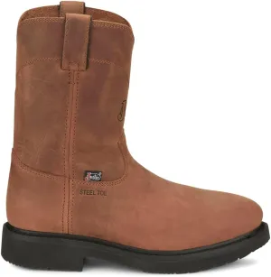 Justin Boots Men's OW4764 Round-Up 10” Steel Toe Work Boot