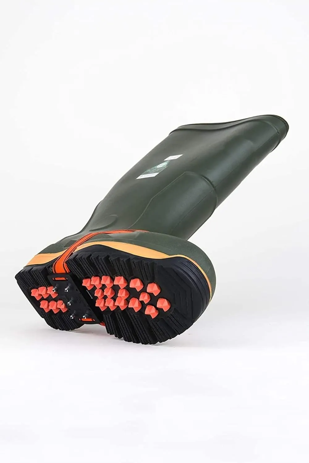 K1 Mid-Sole Ice Cleats for Men & Women - Rotatable Traction Aids For Winter Snow - Hi Vis - High Profile