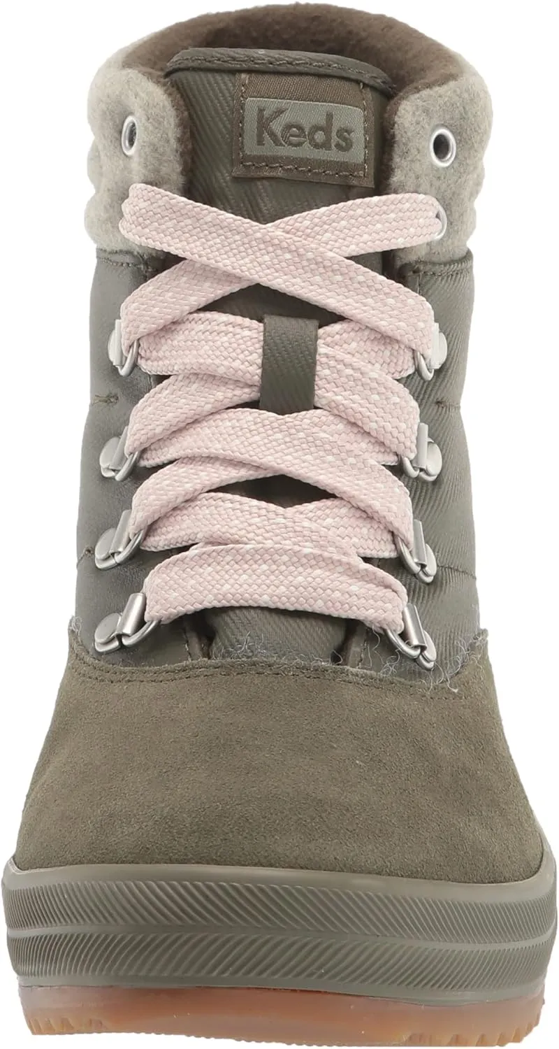 Keds Women's Camp Boot Suede Splsh TWL Vlvt Rain