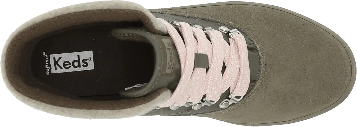 Keds Women's Camp Boot Suede Splsh TWL Vlvt Rain