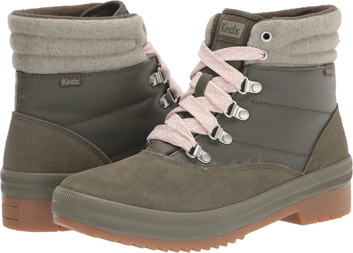 Keds Women's Camp Boot Suede Splsh TWL Vlvt Rain