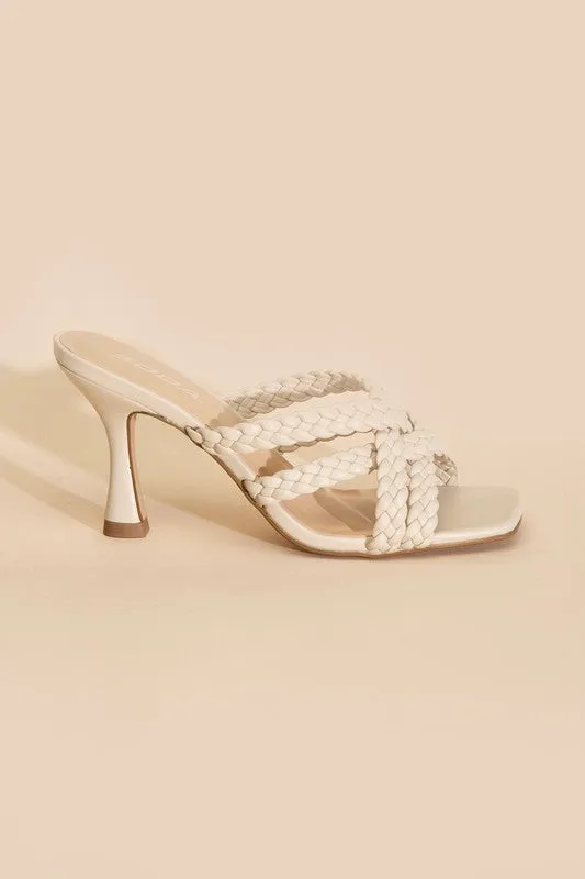 KELLAN-S DOUBLE CROSS BRAIDEDE HEELS