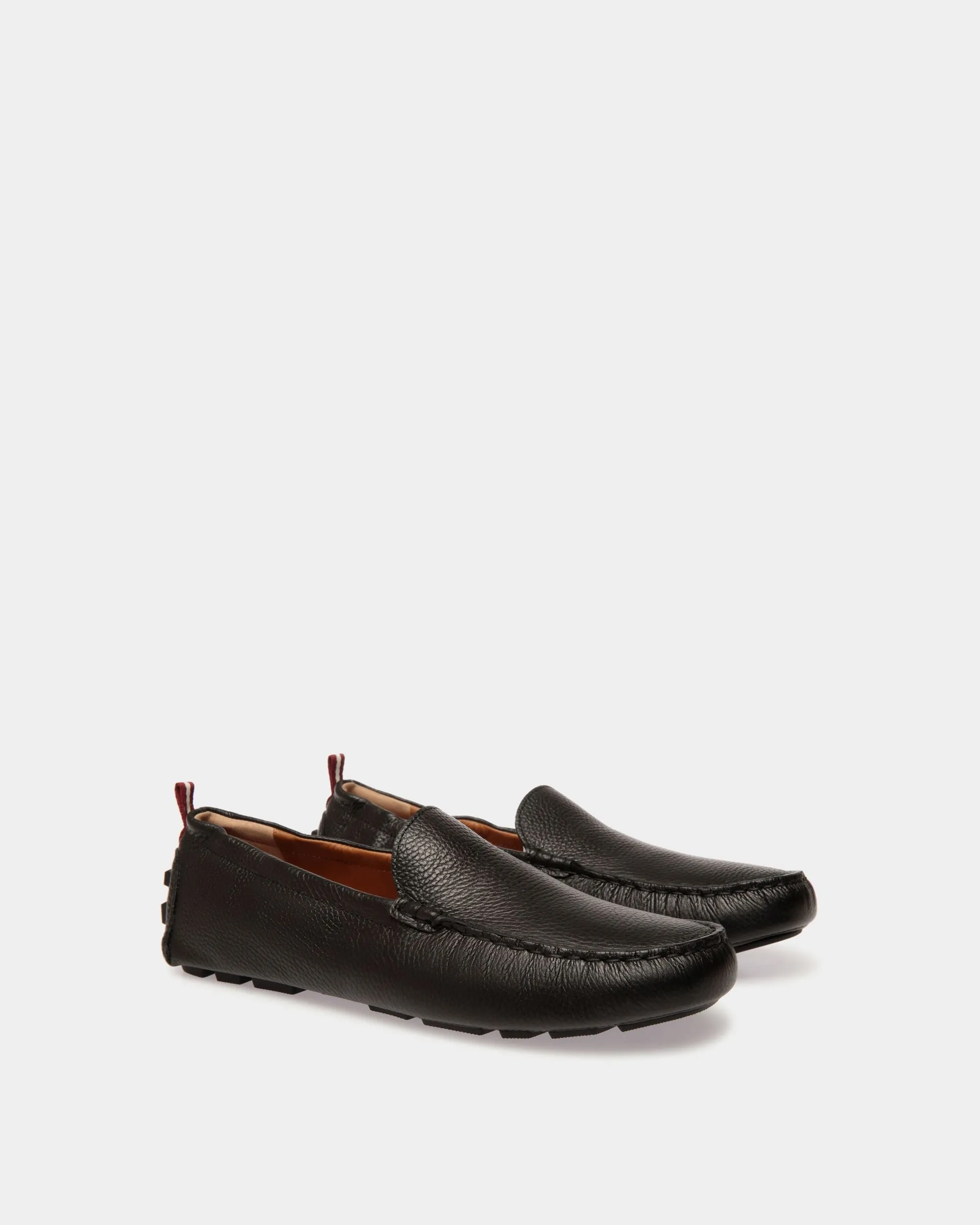 Kerbs Driver in Black Grained Leather