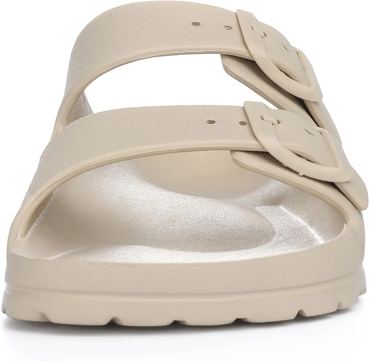 KIDMI Women's Comfortable EVA Sandals with Medium Arch Support, Adjustable Buckle Summer Beach Slide Sandal