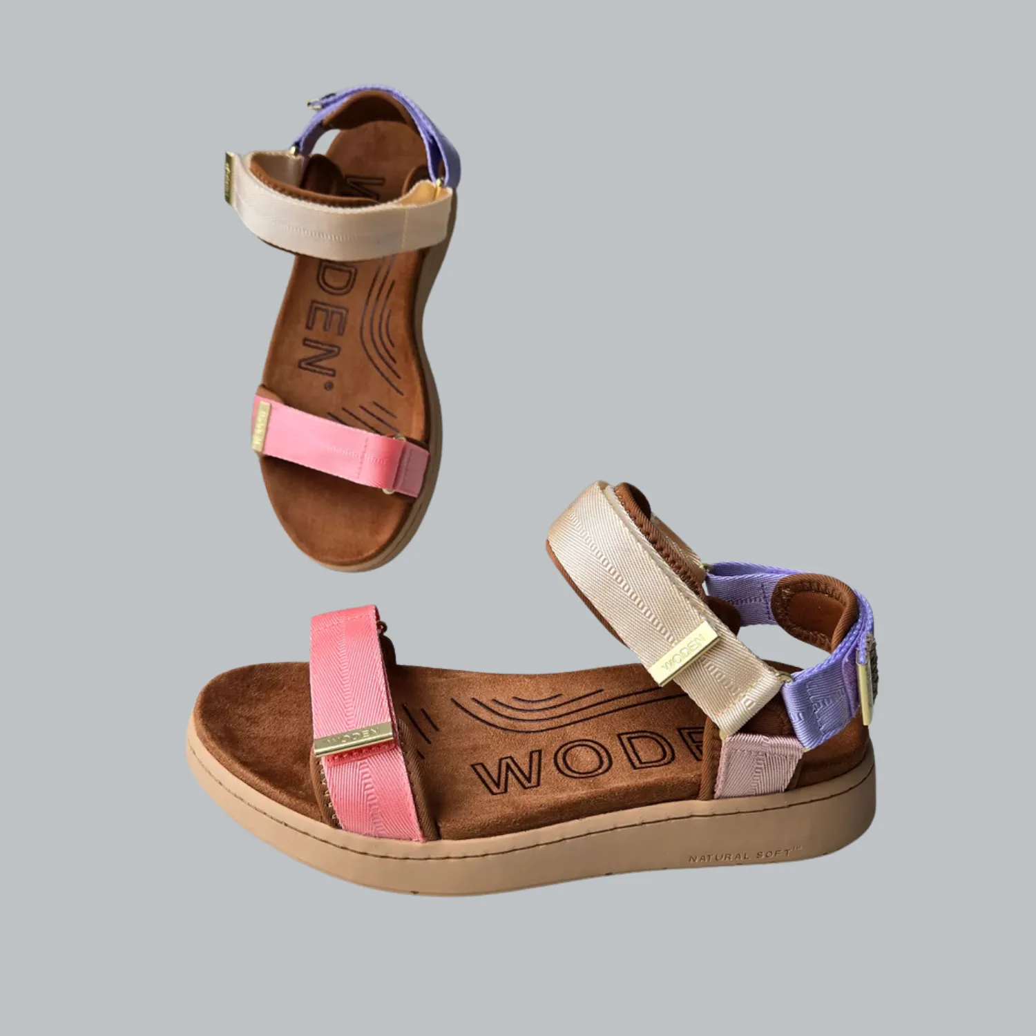 Line Sandal (Butter Multi)