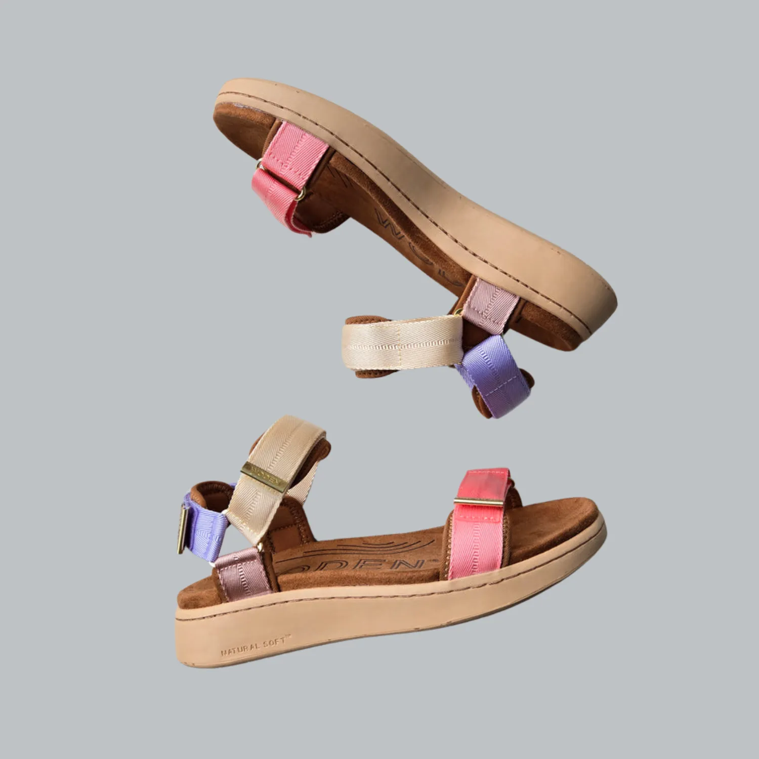Line Sandal (Butter Multi)