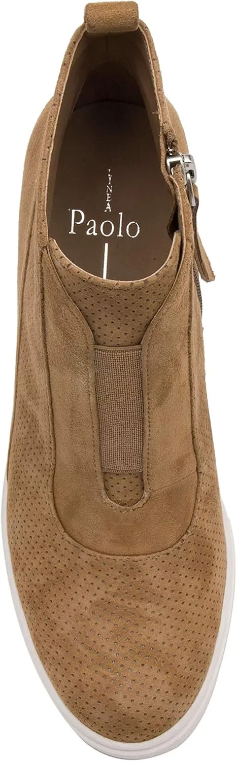 Linea Paolo - Anna - Low Heel Designer Platform Wedge Sneaker Bootie Comfortable Fashion Ankle