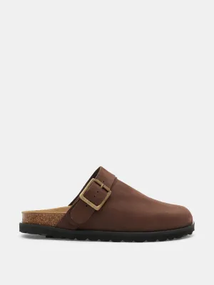 Lupita mule suede clogs