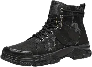Men's Sneakers Tactical Camouflage High Top Boots for Men - Durable Outdoor Training and Hiking Shoes