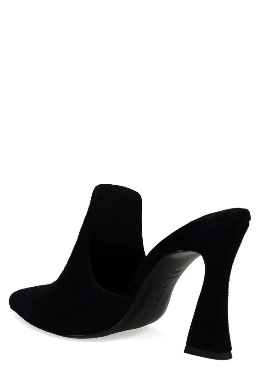 Minh Suede Heel Mule