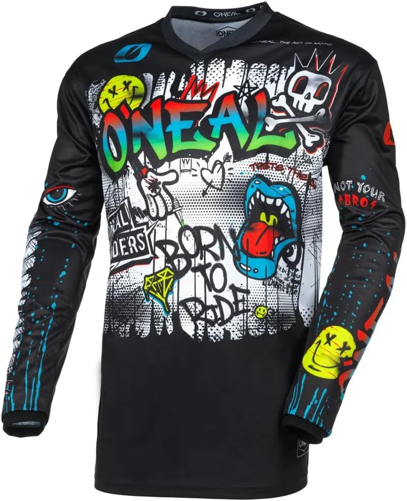 MX Outfit O'Neal Element Rancid Men (W30/Medium) Protective Pants Jersey riding bundle motocross dirt bike combo set
