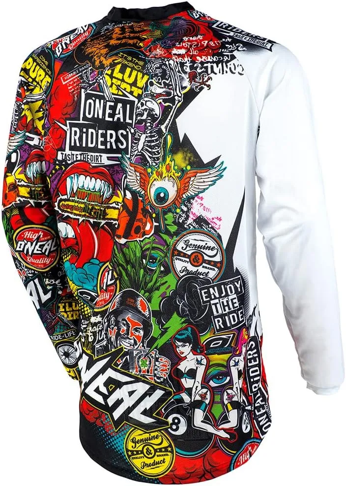 MX Outfit O'Neal Mayhem Lite Crank Men (W32/Medium) Protective Pants Jersey riding bundle motocross dirt bike package