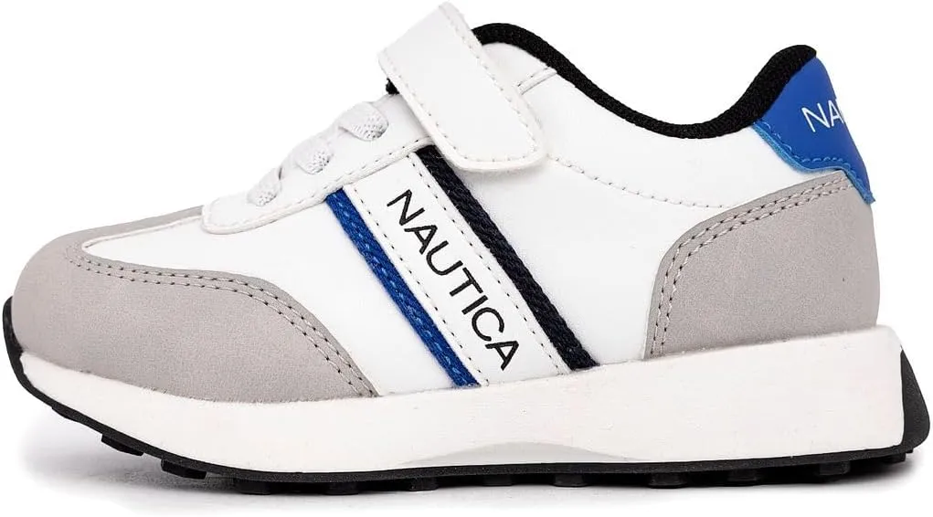 Nautica Kids Adjustable Strap Shoes | Comfortable Casual Sneakers for Boys and Girls, Toddlers & Little Kids