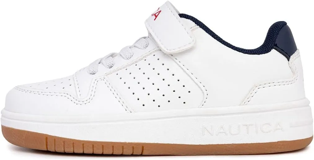 Nautica Kids Adjustable Strap Shoes | Comfortable Casual Sneakers for Boys and Girls, Toddlers & Little Kids