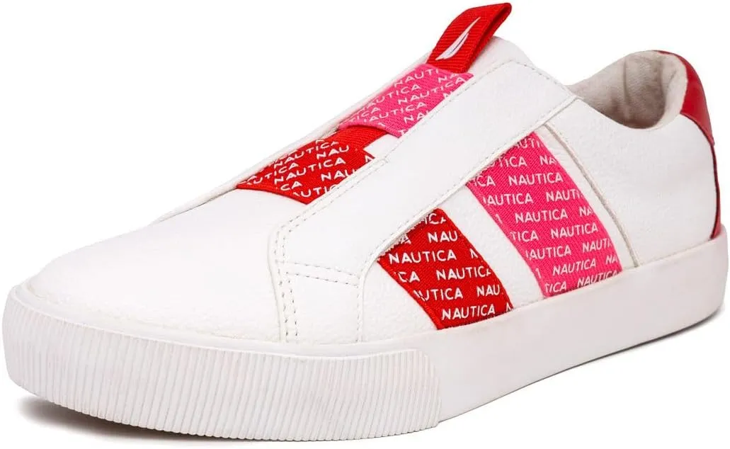 Nautica Women's Slip-On Shoes: Fashionable and Comfortable Sneakers with Casual Elegance