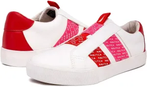 Nautica Women's Slip-On Shoes: Fashionable and Comfortable Sneakers with Casual Elegance