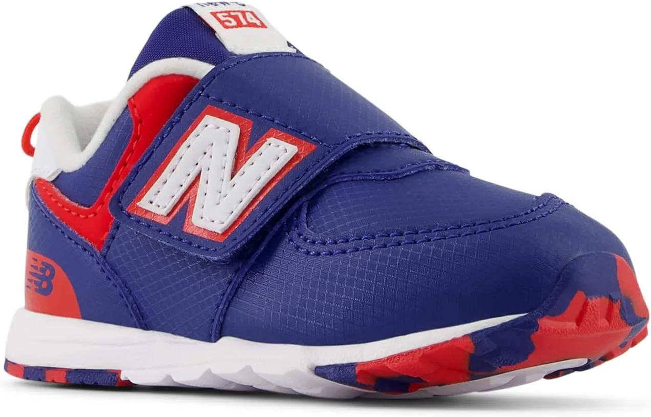 New Balance Kids' 574 V1 New-B Hook and Loop Sneaker