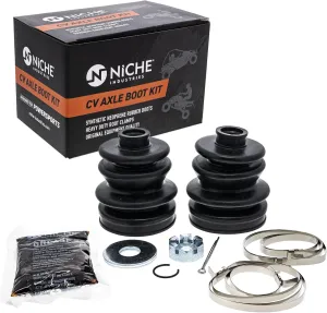 NICHE Front Rear CV Axle Boot Kit for Arctic Cat 400 500 300 250 454 375 1436-207 1436-228