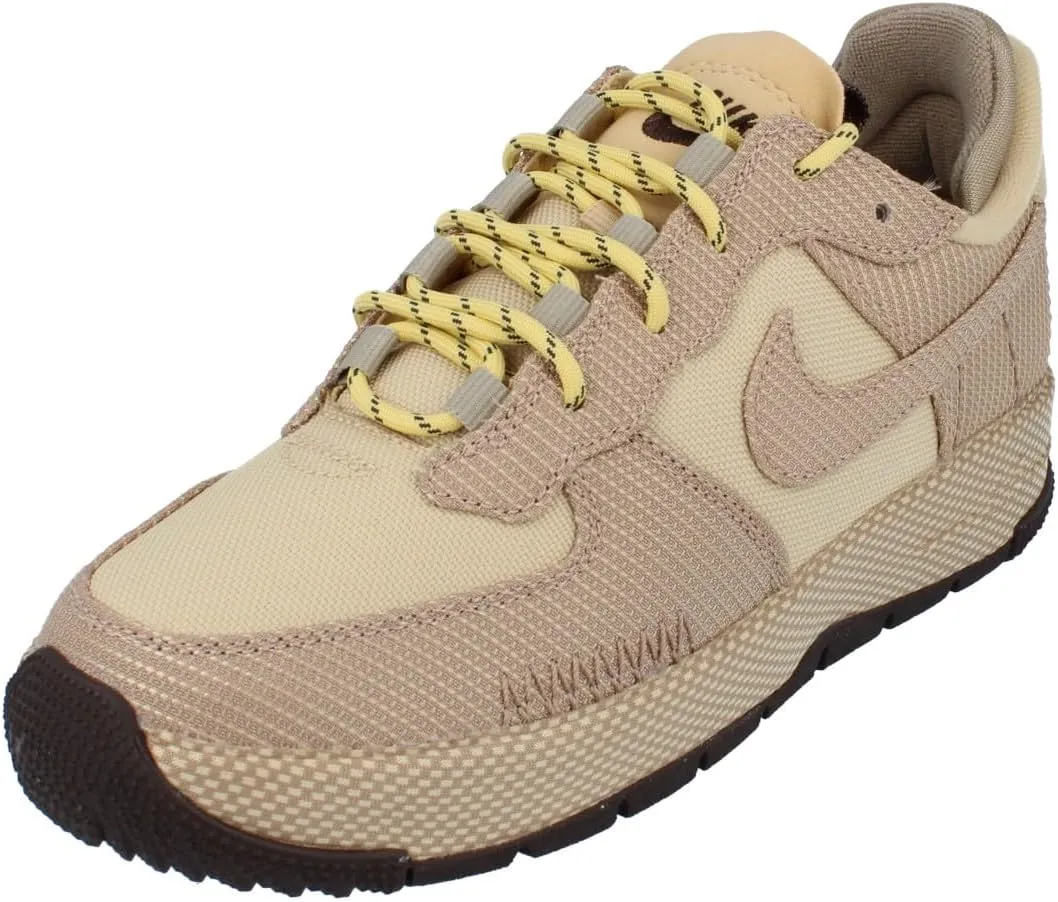 Nike Air Force 1 Wild Women's Shoes (FB2348-201, Sesame/Baroque Brown/Khaki/Sesame) Size 6