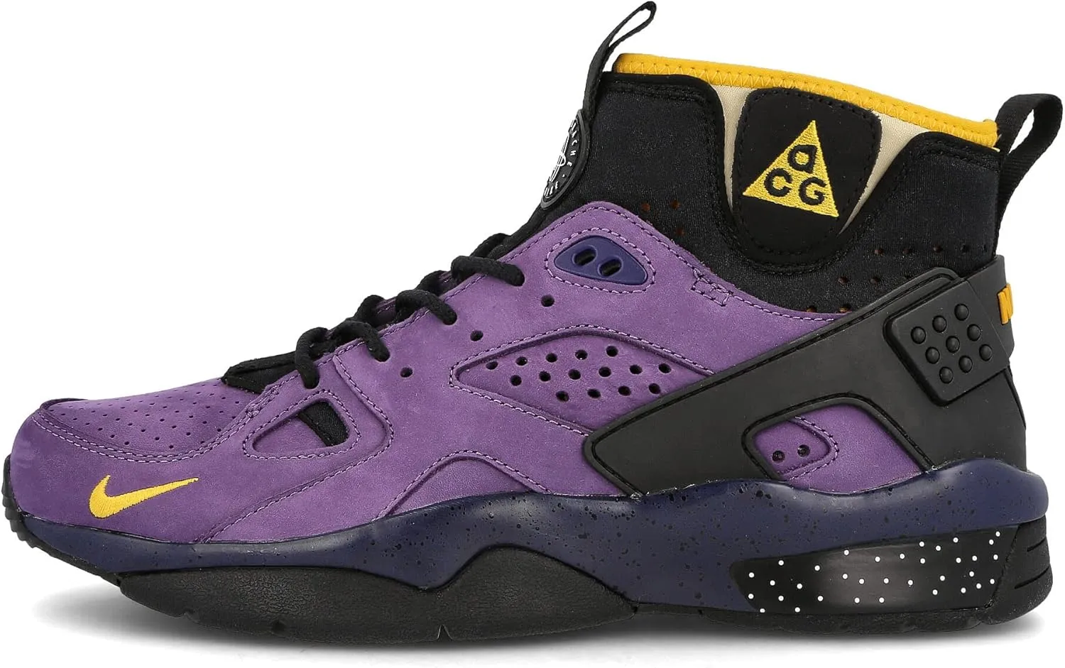 Nike Mens ACG Air Mowabb Trainers Shoes Gravity Purple University Gold Blue Void