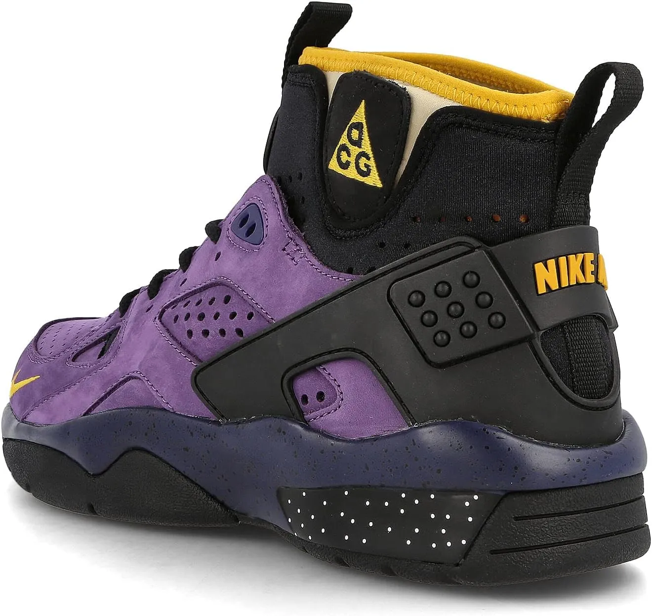 Nike Mens ACG Air Mowabb Trainers Shoes Gravity Purple University Gold Blue Void