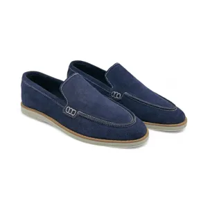 OK-3002 Old Money Blue Leather Loafer