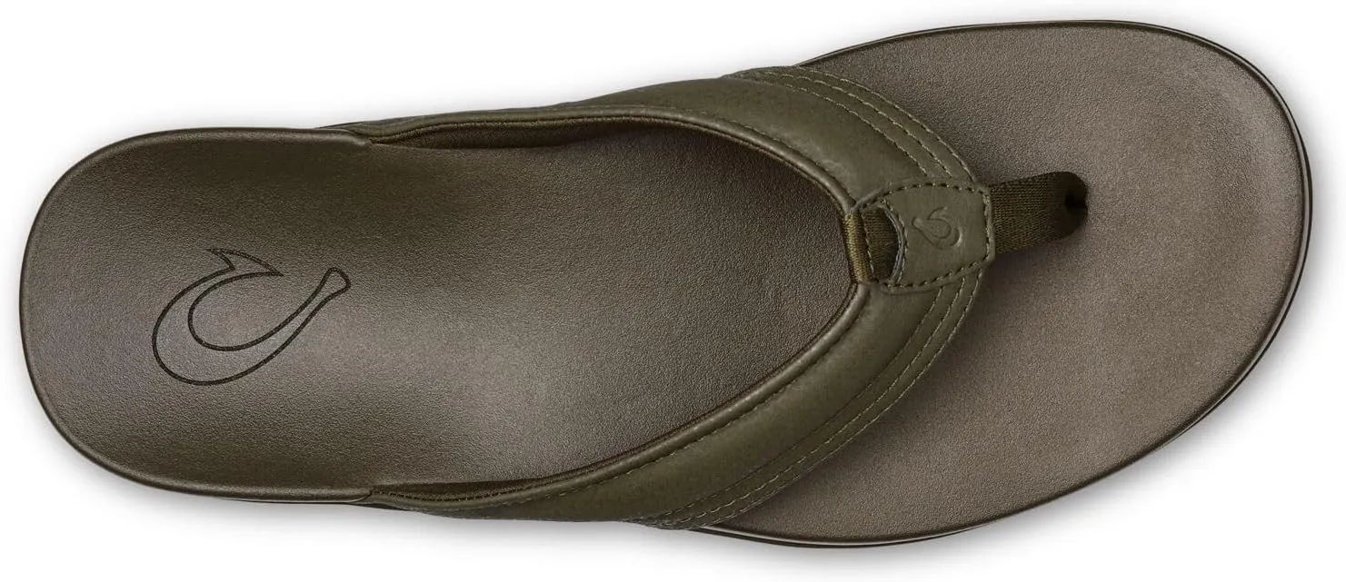 OLUKAI Maha Men's Beach Sandal, Water-Friendly Shoe, All-Day Wear & Ultra-Soft Comfort Fit