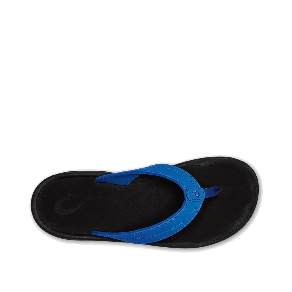 OluKai Women's Ohana Thong Sandal in Blossom/Lava Rock