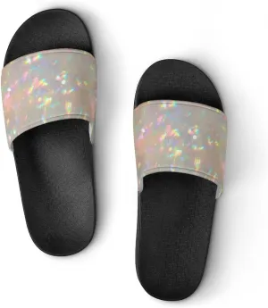 Opal Stone Photo Slippers for Women Rubber Slides Womens Sandal Slippers