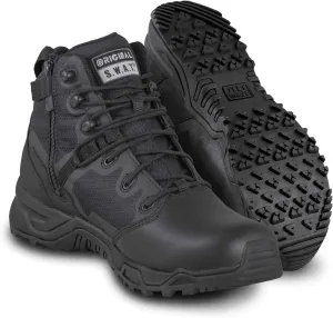 Original S.W.A.T. Alpha Fury 6" Side Zip Leather Toe