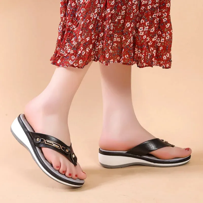 Orthopedic Women's Arch Support Soft Cushion Flip Flops Thong Sandals Slippers