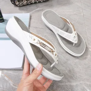 Orthopedic Women's Arch Support Soft Cushion Flip Flops Thong Sandals Slippers
