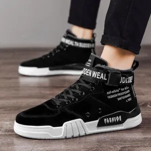 Outdoor simple Shoes Men Breathable Casual Comfortable Shoes Men Comfortable High-Top Men Sneakers