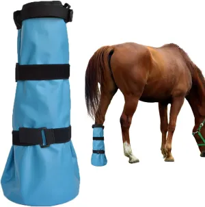 Portnalls Hoof Soaking Boot for Horse Hooves, Hoof Care Treatment Bag with EVA Pad, Horse Poultice Boot for Treating Common Equine Hoof Ailments Problems