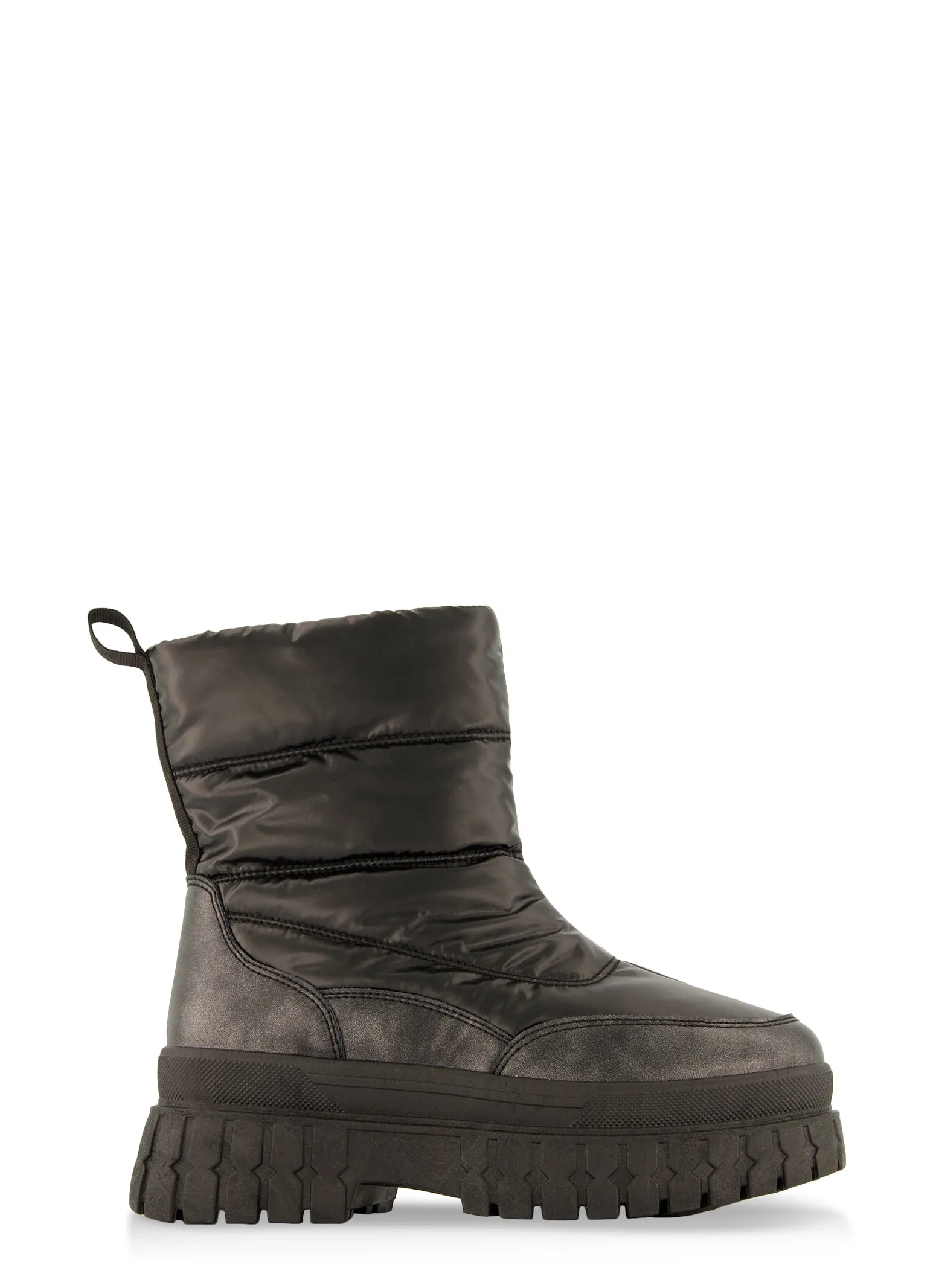 Pull Tab Weatherproof Snow Boots