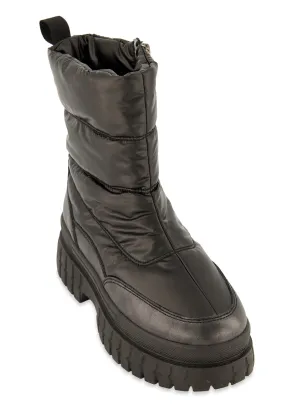 Pull Tab Weatherproof Snow Boots