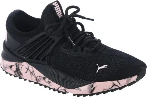 PUMA Pacer Future Marble Womens Sneaker 9 BM US BlackBlackPink