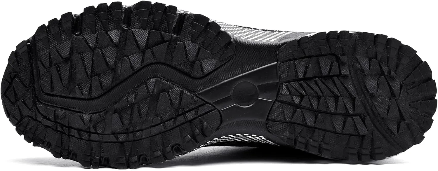 QAUPPE Mens Running Shoes Athletic Trail Tennis Sneaker (US7-12.5 D(M)