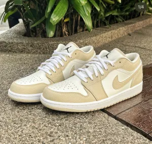 "Nike Air Jordan 1 Low SE Sail Rattan University Red – Classic Comfort, Bold Style!"