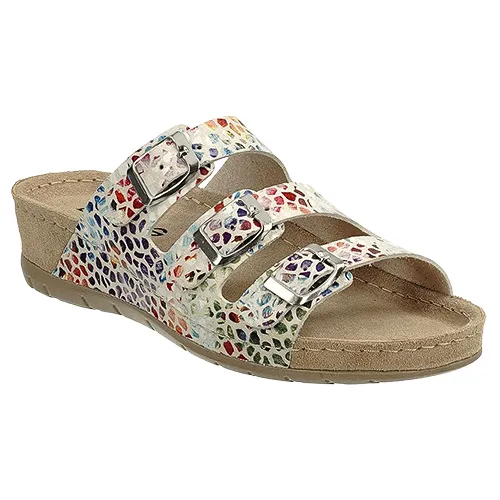Rohde Ladies Mules - 5851 - Beige Multi