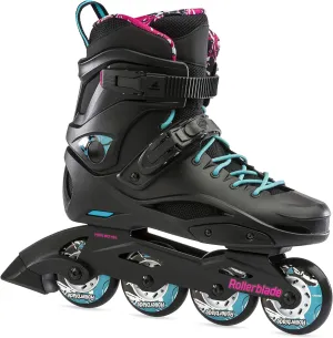 Rollerblade RB Cruiser Women's Adult Fitness Inline Skate, Black/Aqua, Urban Performance Inline Skates