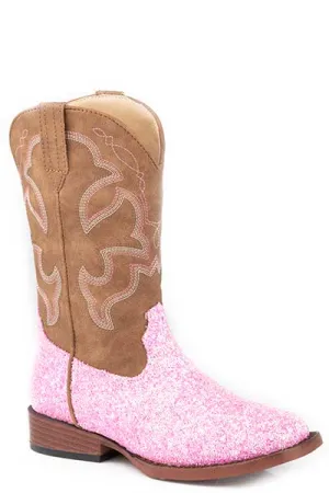 Roper Big Kids Glitter Sparkle Boots