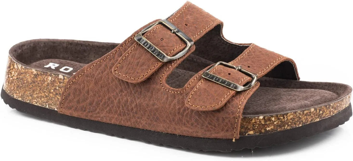 ROPER Women's Delilah Buckle Sandals Tan 7 M US