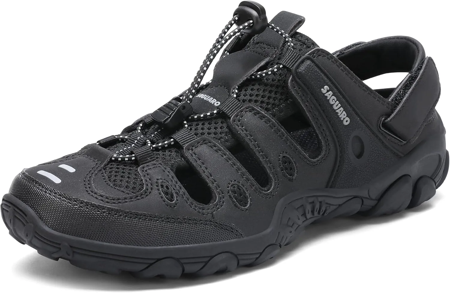 SAGUARO Men's Sport Sandals Adjustable Strap Closed Toe Outdoor Hiking Sandal Beach Water Shoes